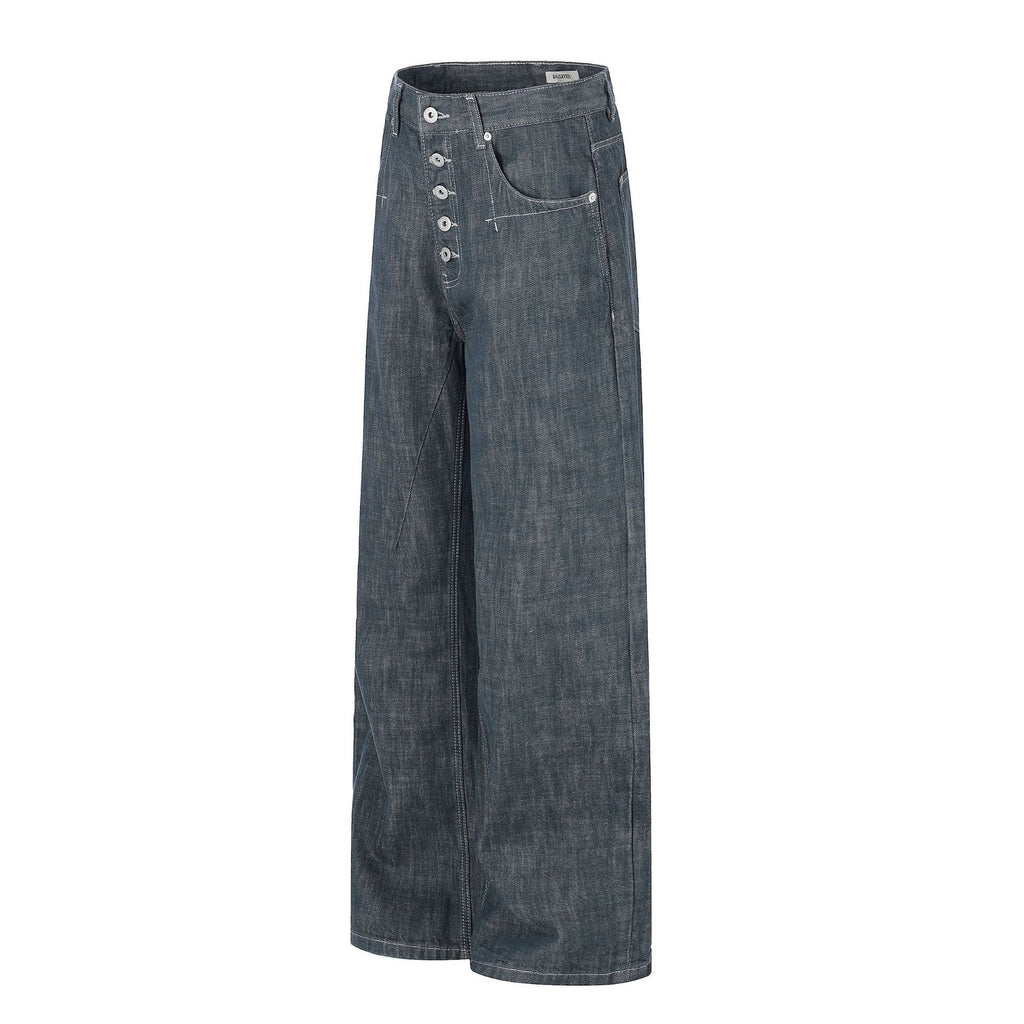 11KN Loose Five-button Versatile Jeans