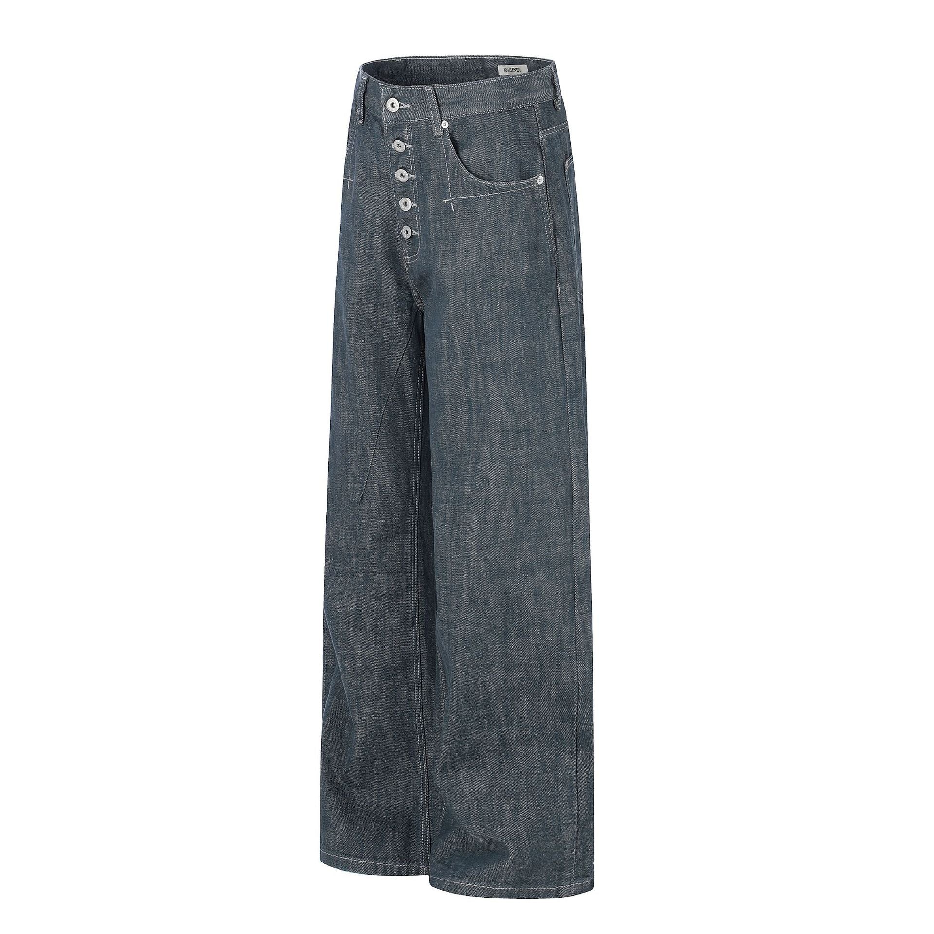 11KN Loose Five-button Versatile Jeans
