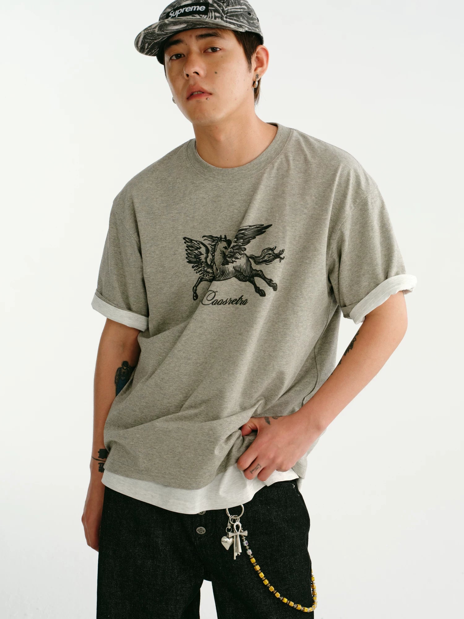 CoosRetro Cool Casual Loose Tee