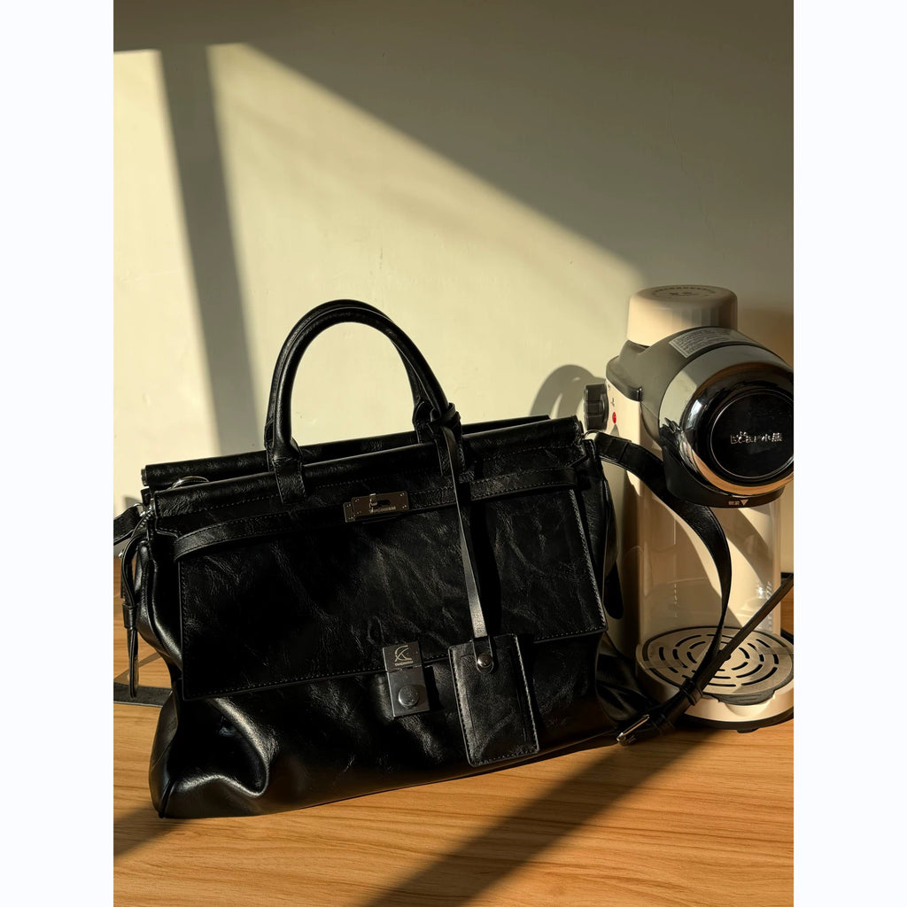 TAICHIISM Oil Wax Handbell Bag