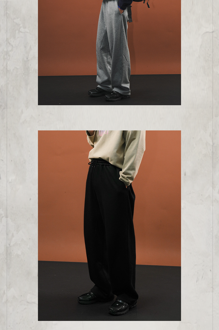 KONOOT Wide-leg Drape Casual Sweatpants