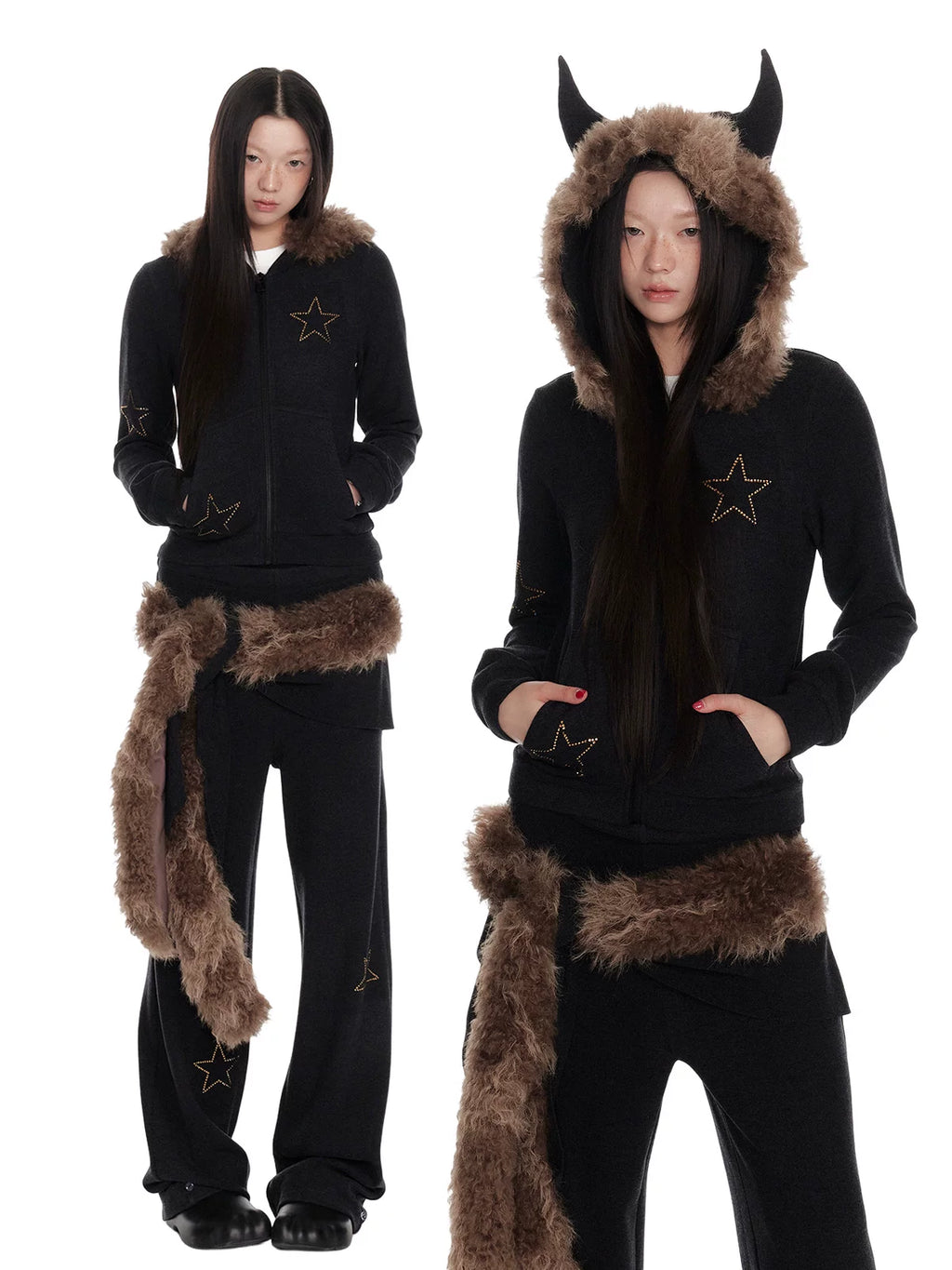 Jikoo Velvet Casual Versatile Suit