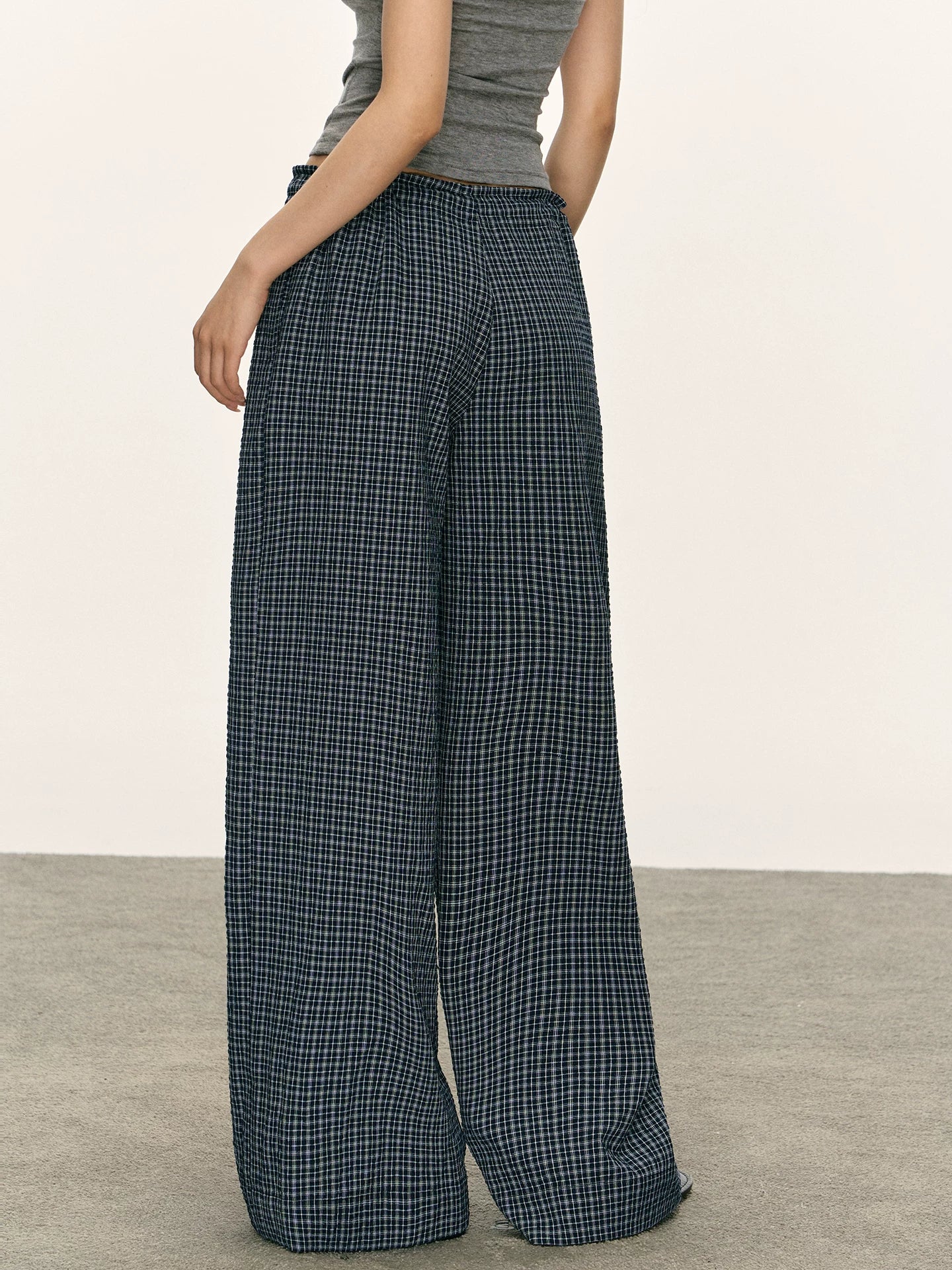 Anna Aneae Versatile Plaid Slacks