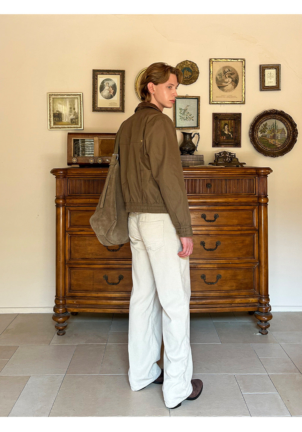 EME Vintage Corduroy Lapel Jacket