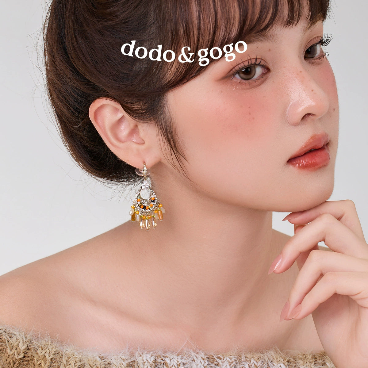 DODOGOGO Retro Ethnic Style Earrings