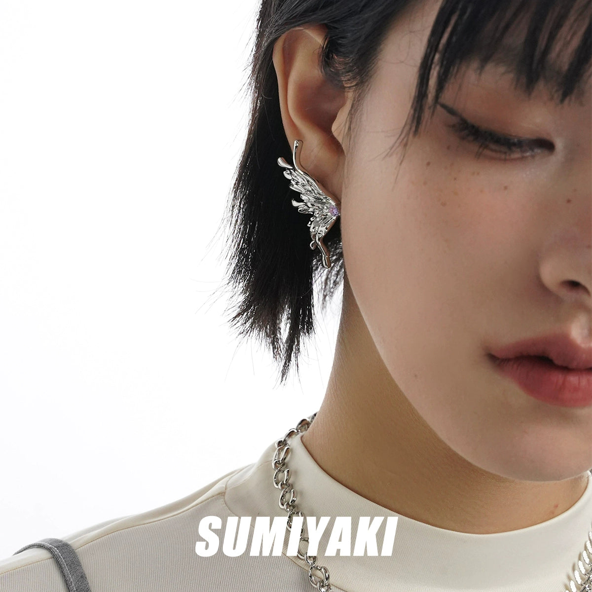 SUMIYAKI Biochemical Butterfly Earrings