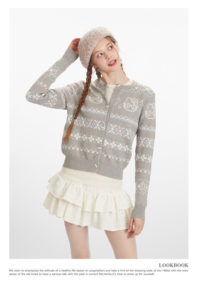 Nariele Short Front Shoulder Sweater
