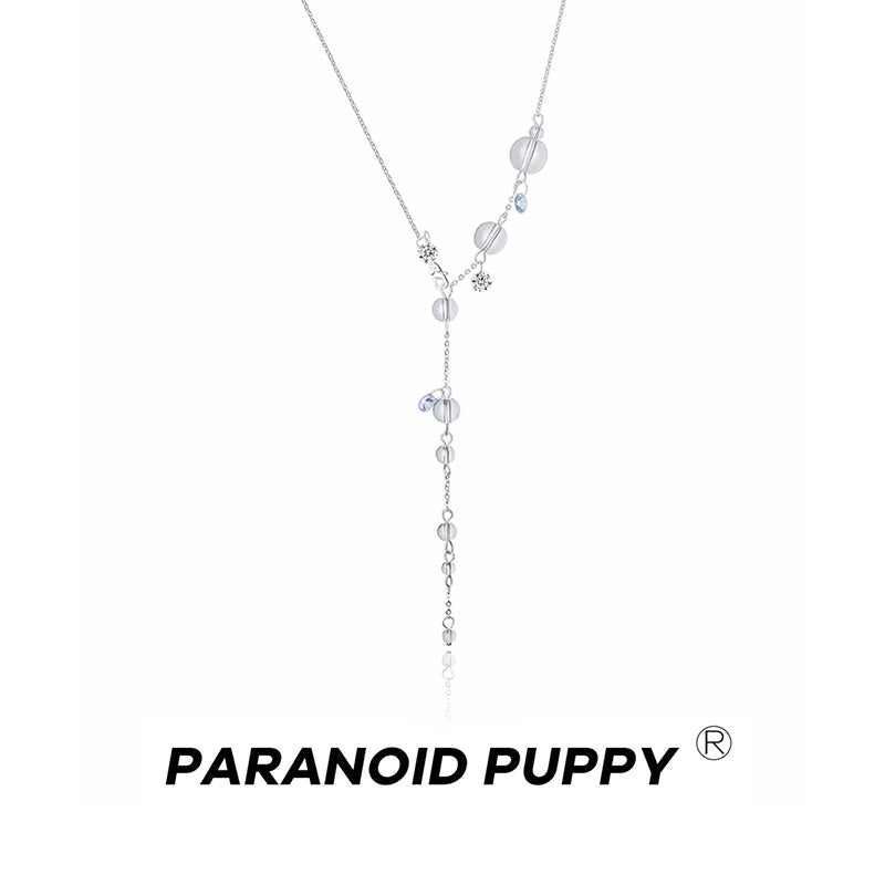 ParanoidP Beaded Multi-layer Tassel Stacked Necklace