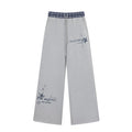 Ablueberry Lazy Wind Loose Straight Sweatpants