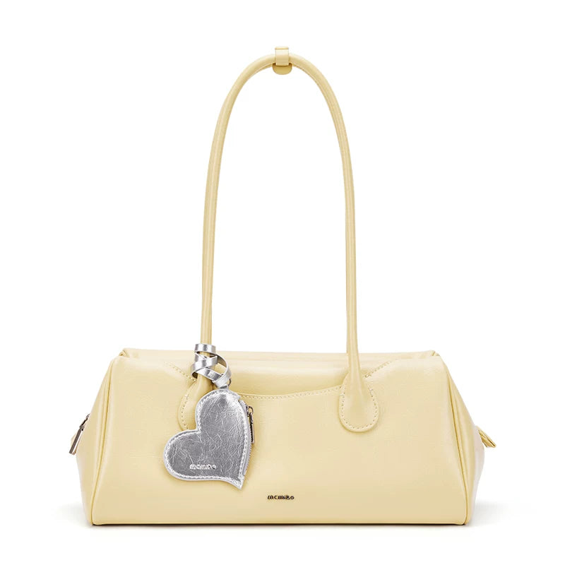 Mcmiko Leather Baguette Underarm Bag