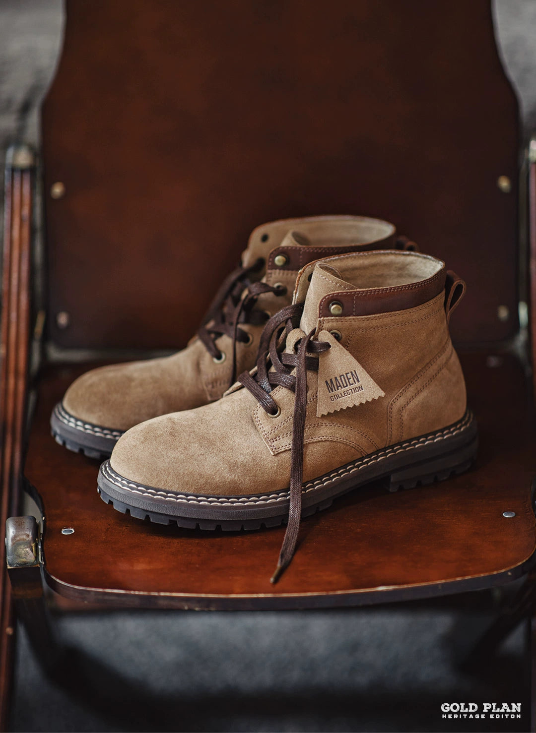 Madden Vintage Leather Martin Boots