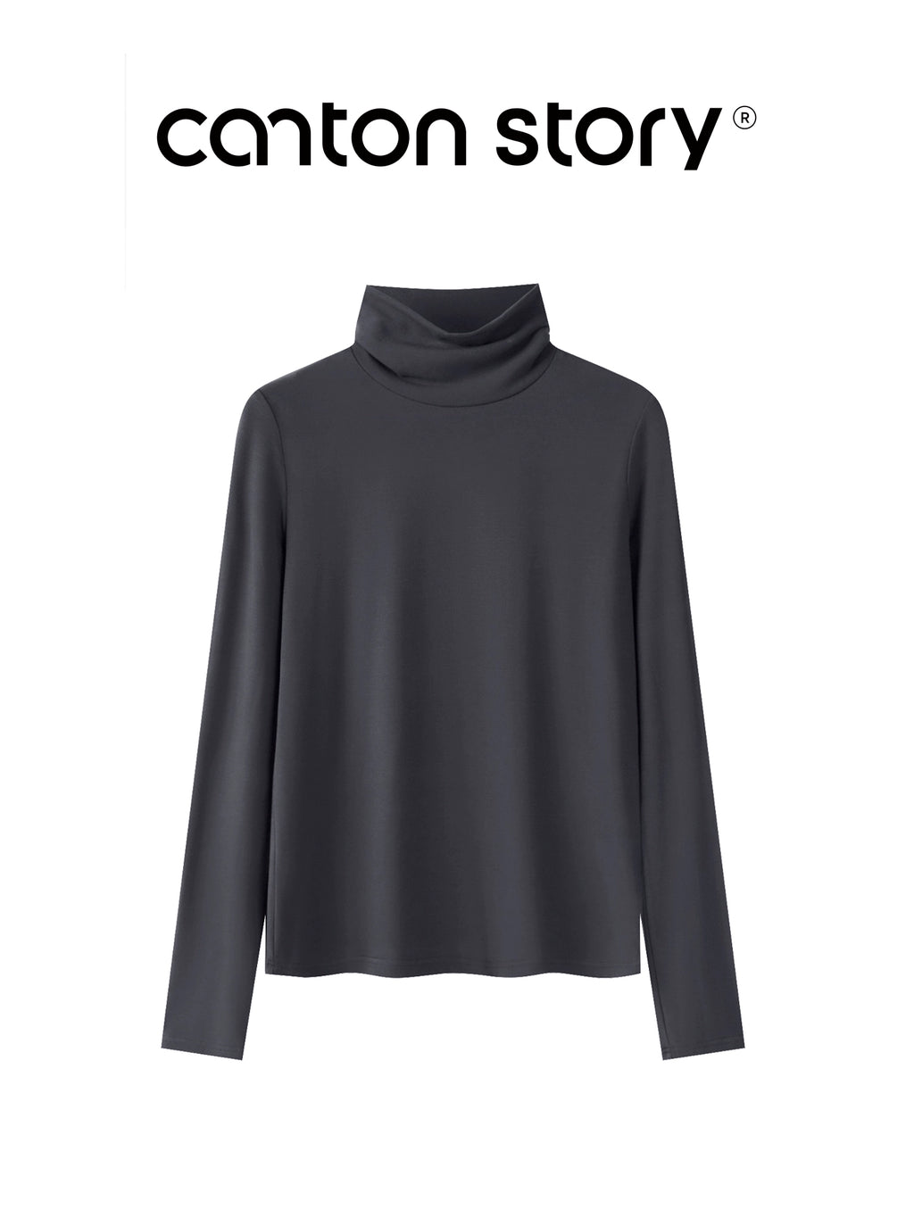 Cantonstory Shoulder Casual Versatile Bottom Shirt