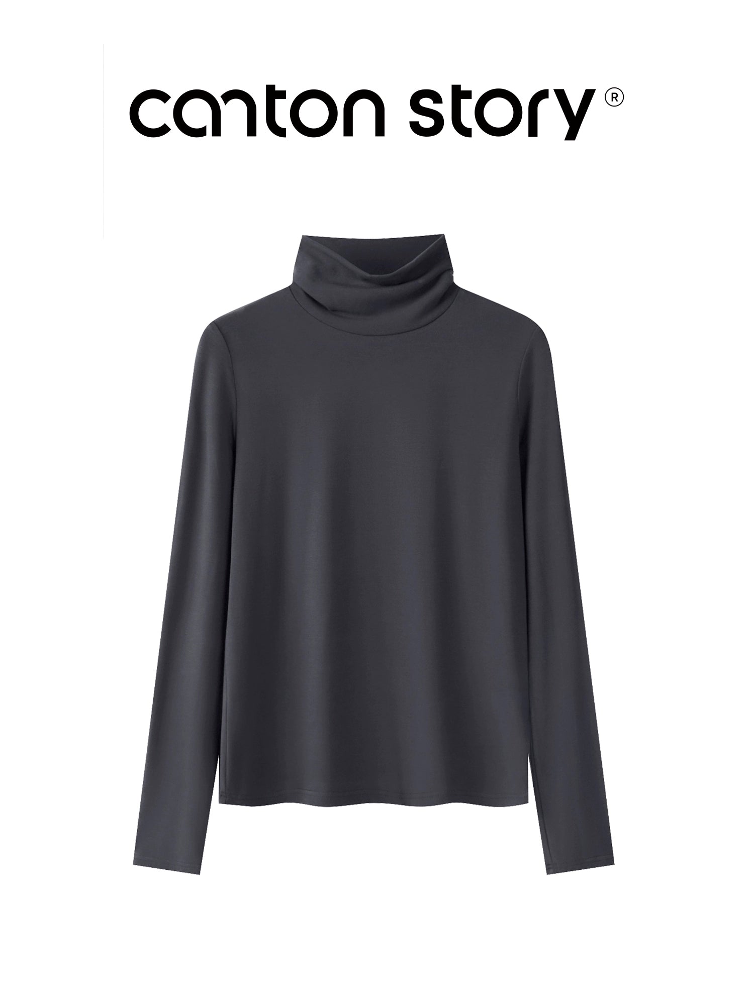 Cantonstory Shoulder Casual Versatile Bottom Shirt