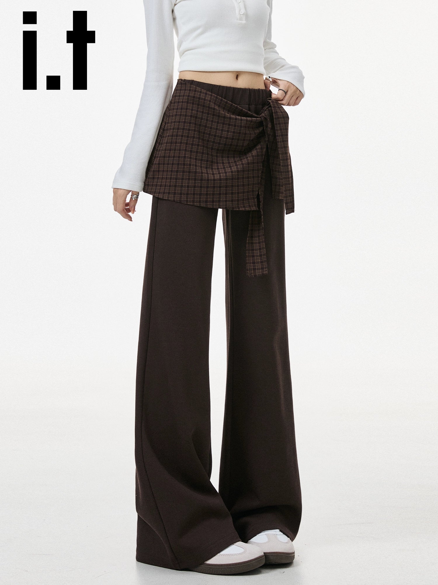 IT: CHOCOOLATE Plaid Fart Curtain Pants