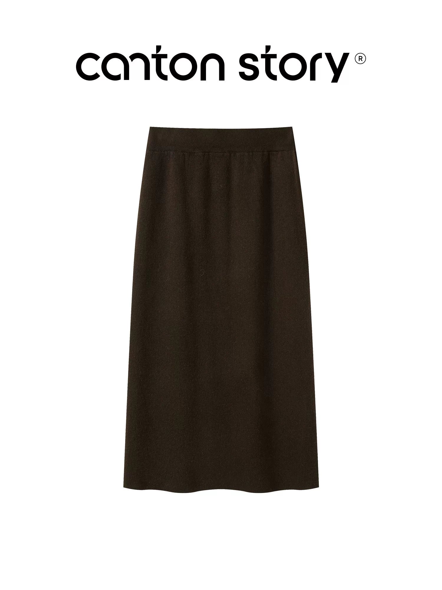 Cantonstory Lazy Crew Neck Knitted Sweater