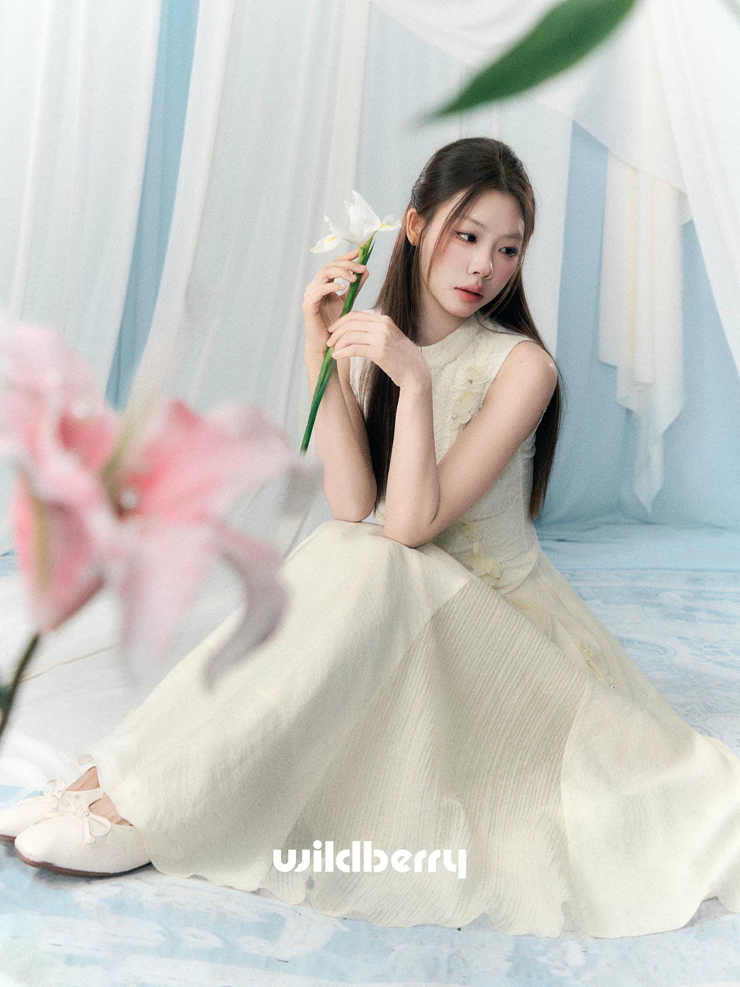 Wildberry Lace Patchwork Dress