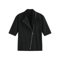Slight Vogue Splicing Slim Lapel Tee