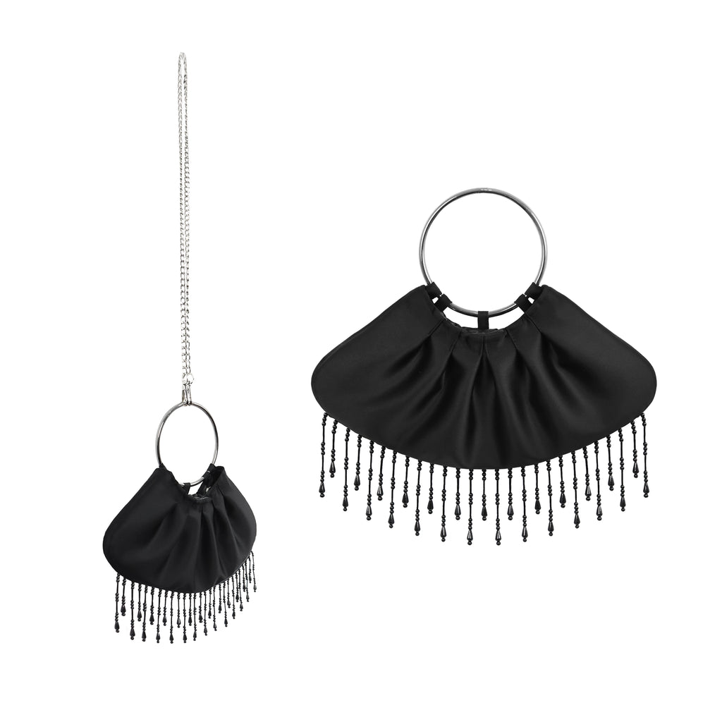 Heelwood New Chinese Tassel Portable Cloud Bag