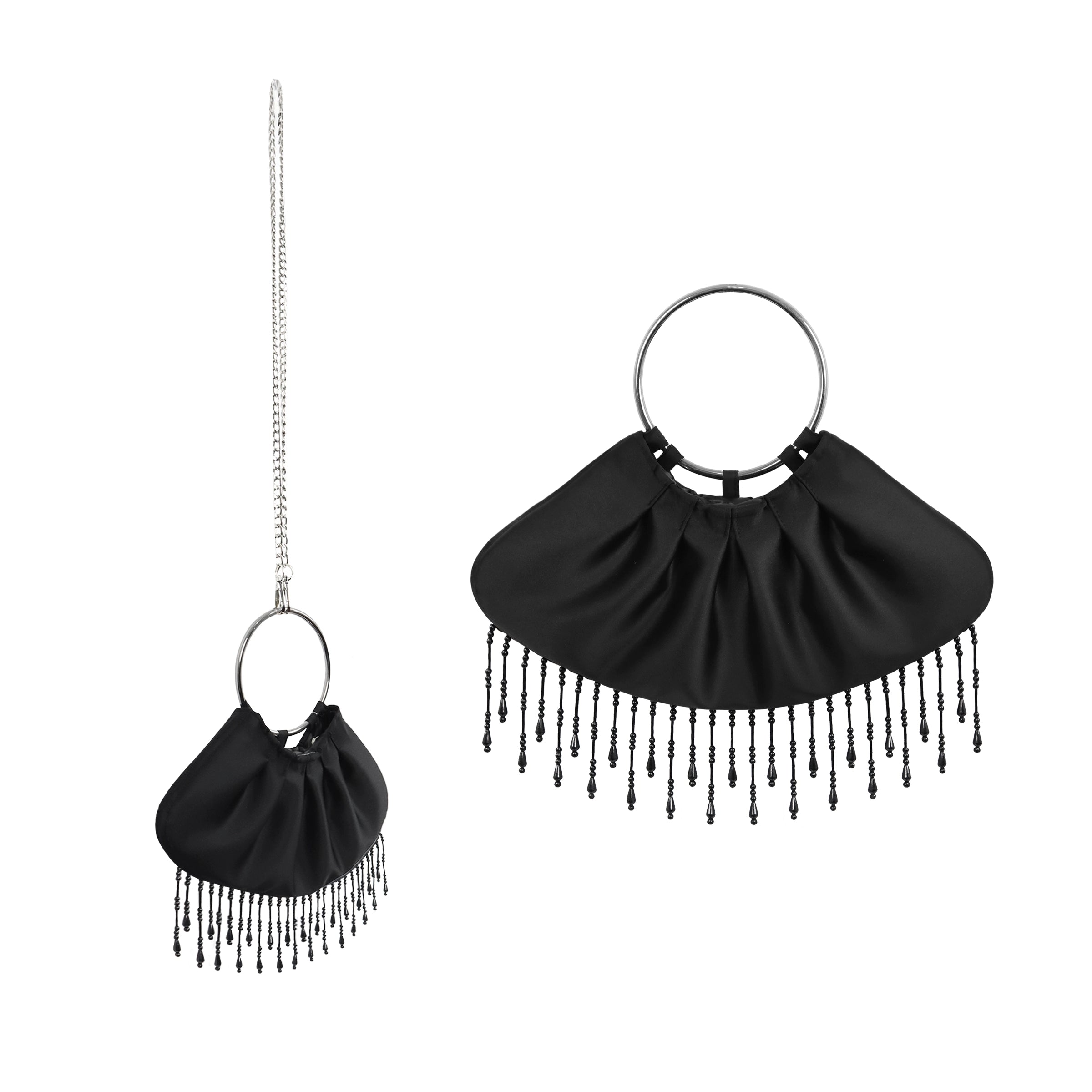 Heelwood New Chinese Tassel Portable Cloud Bag