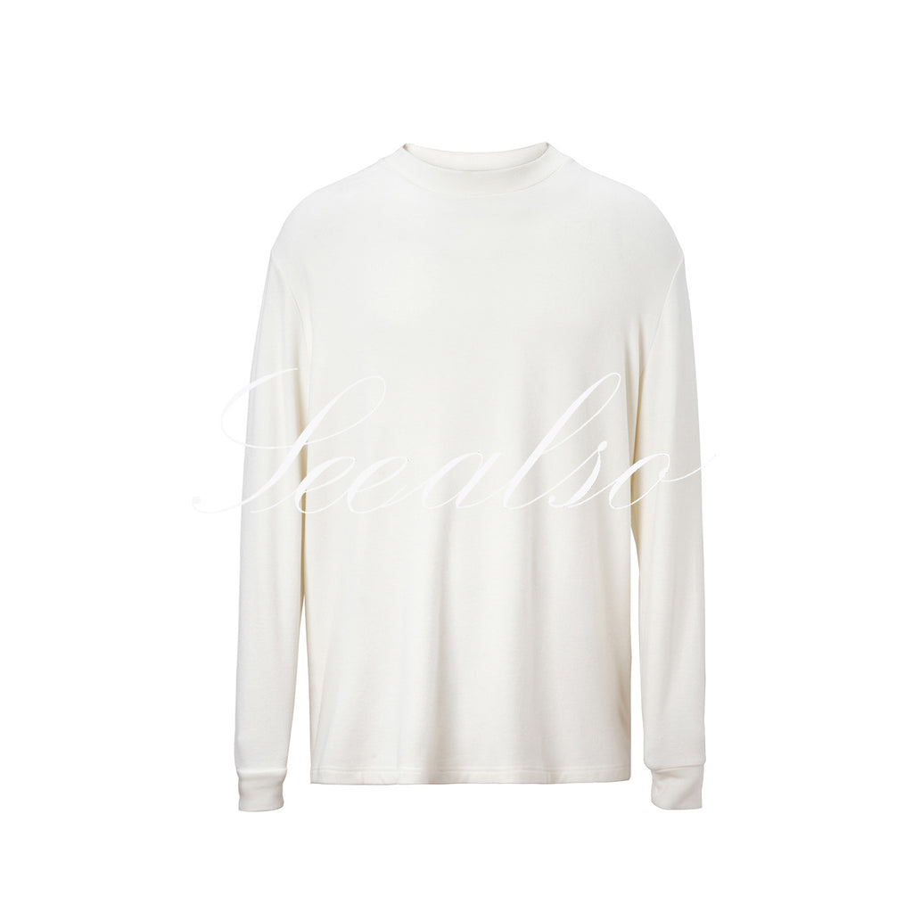 SEEALSO "row wind bulky velvet" 320g keel autumn and winter warm long-sleeved delicate soft bottoming shirt 007