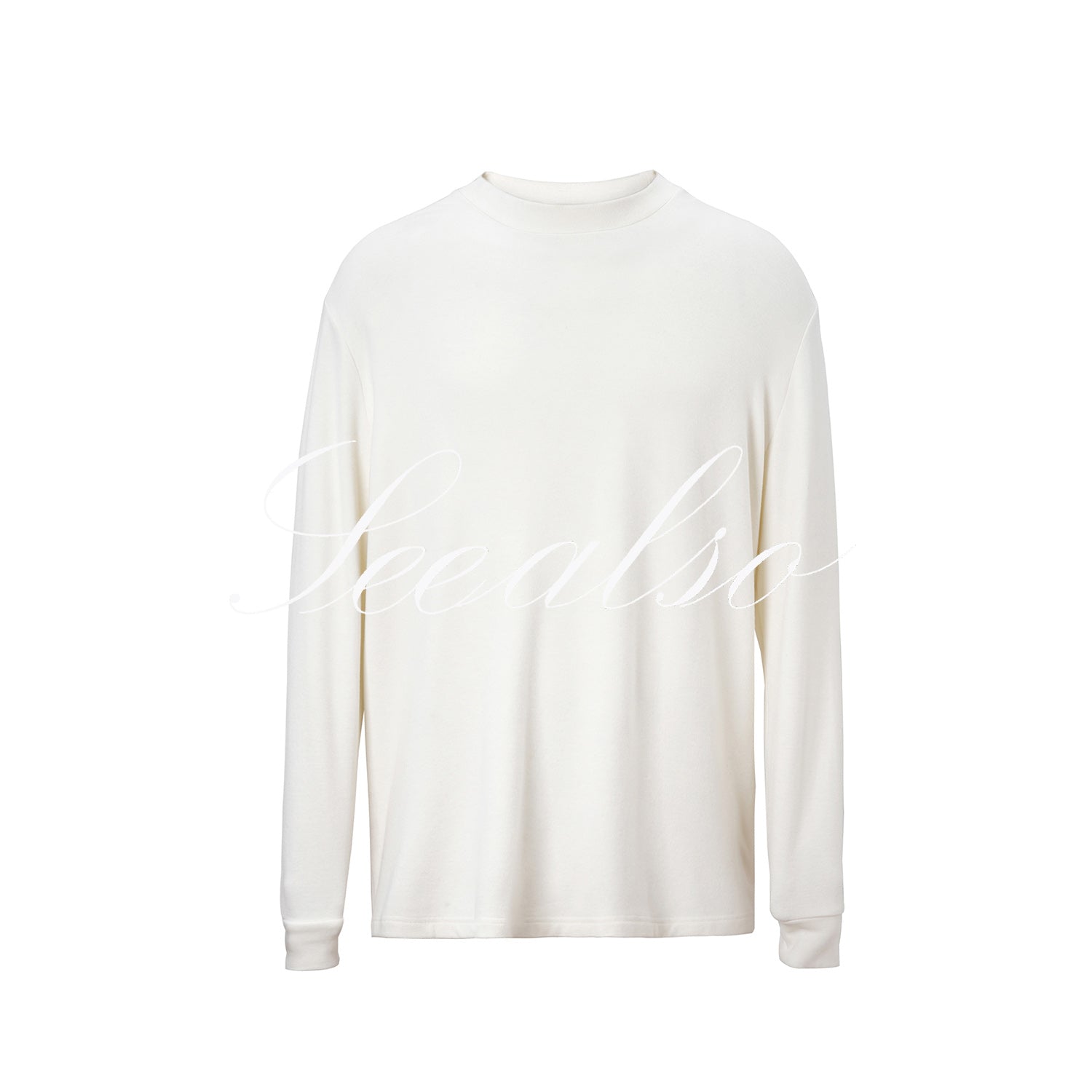 SEEALSO "row wind bulky velvet" 320g keel autumn and winter warm long-sleeved delicate soft bottoming shirt 007
