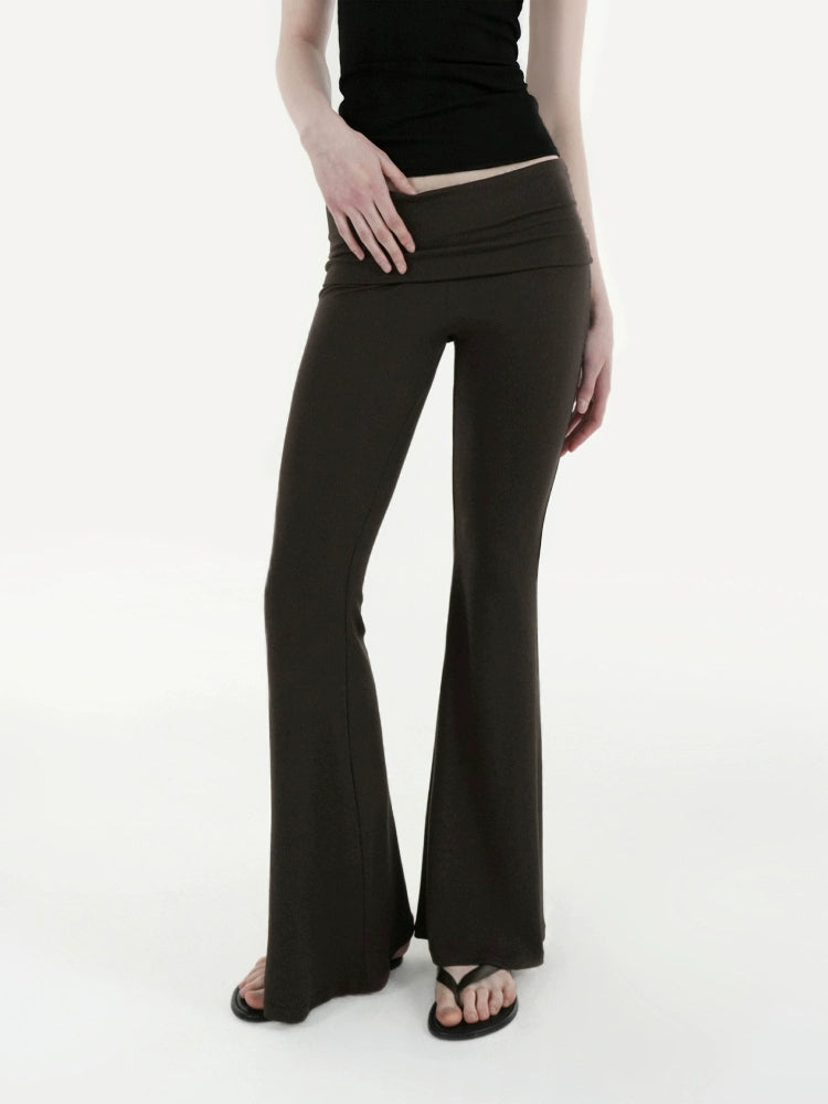 Jim Kennet Cuffed Waist Knitted Pants