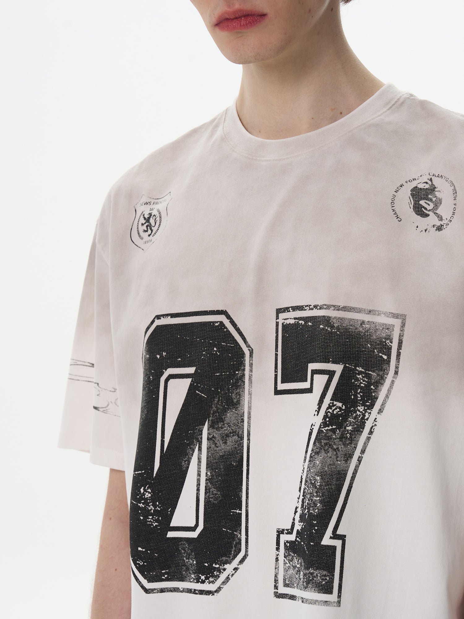 BTSG old washed dirty dyed heavy short jersey