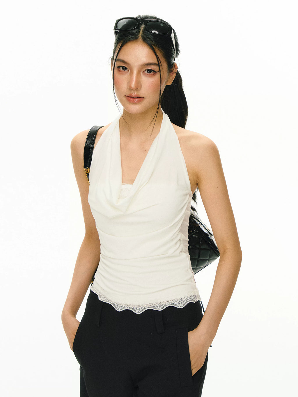Ariseism Slimming Versatile Halter Tank Top