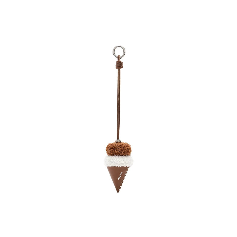 MUVA Plush Ice Cream Girl Heart Plush Bag Hanging
