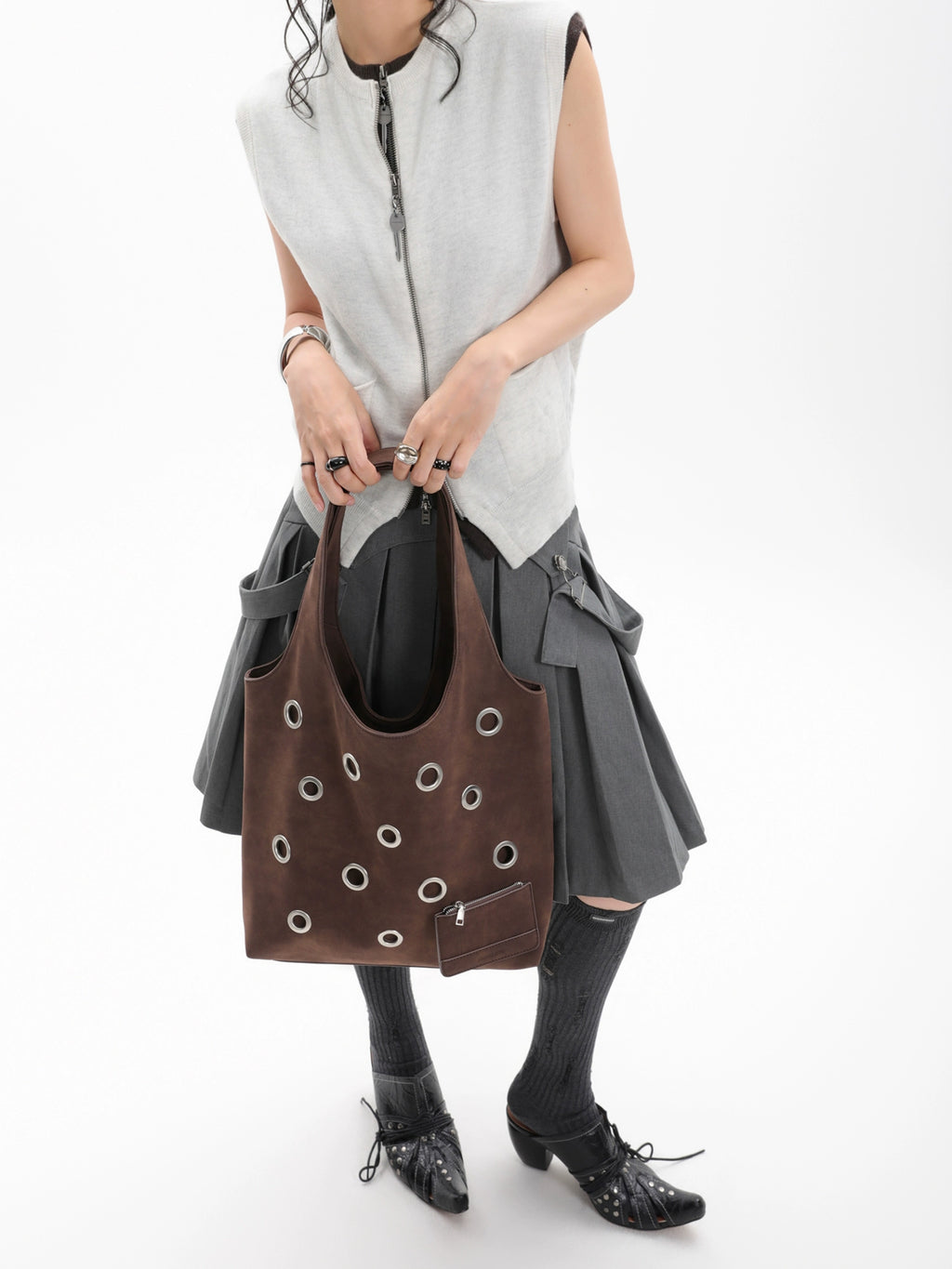 JANDRESS Large Capacity Tote Armpit Bag