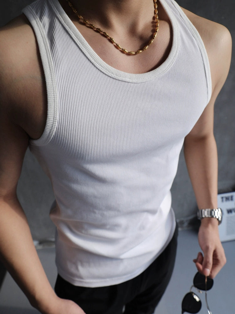 GTAL Threaded Cool Sleeveless Slim Tee