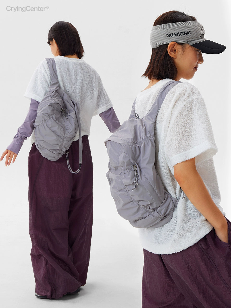 CryingCenter Pleated Shoulder Bag