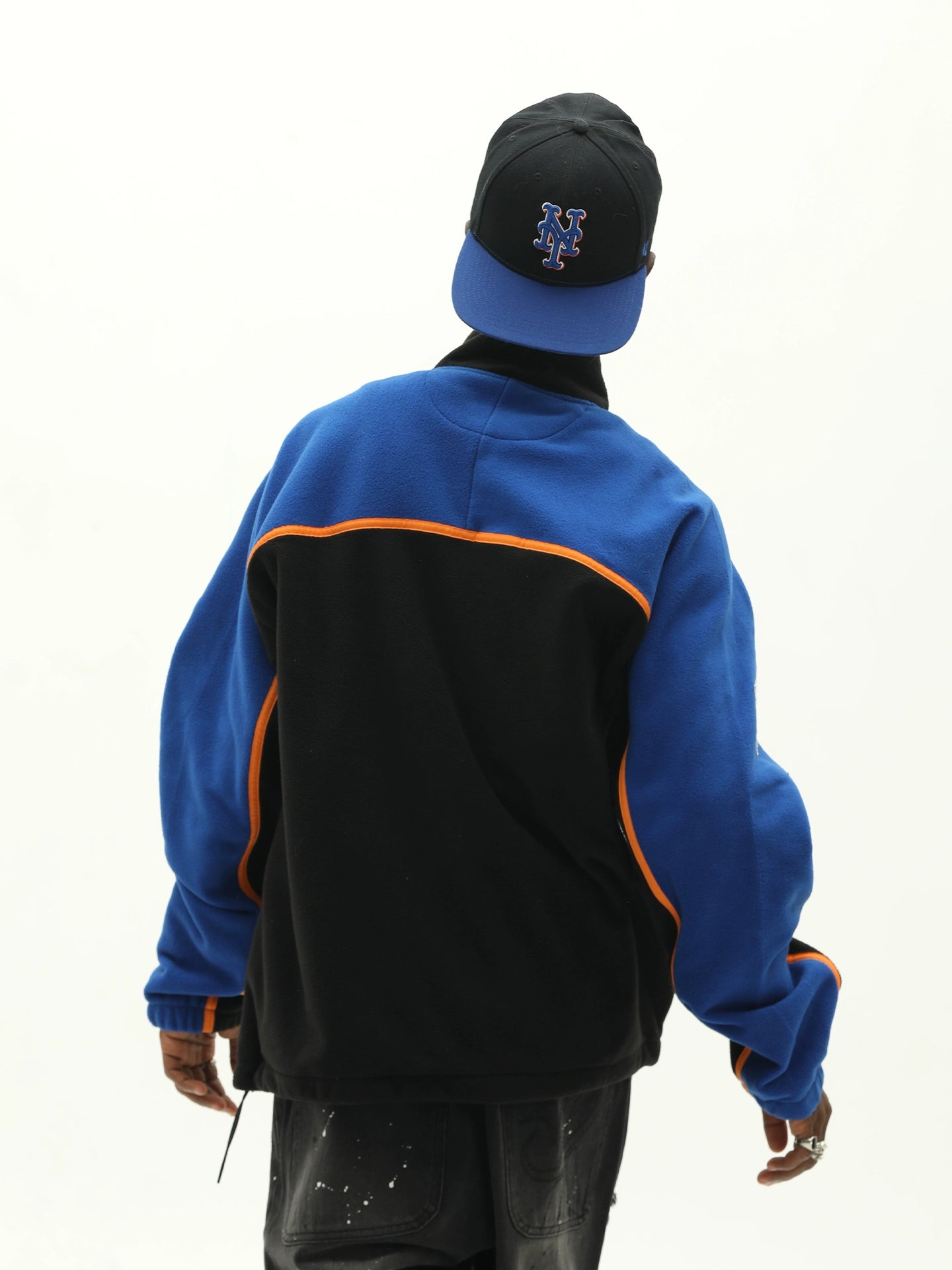 UNTILWERICH Vintage Embroidered Color-matching Sweater