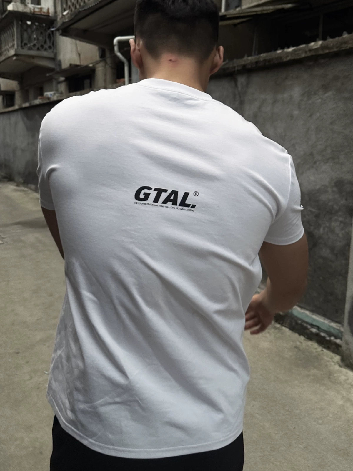 GTAL Quick-drying Cool Round Neck Printed Tee