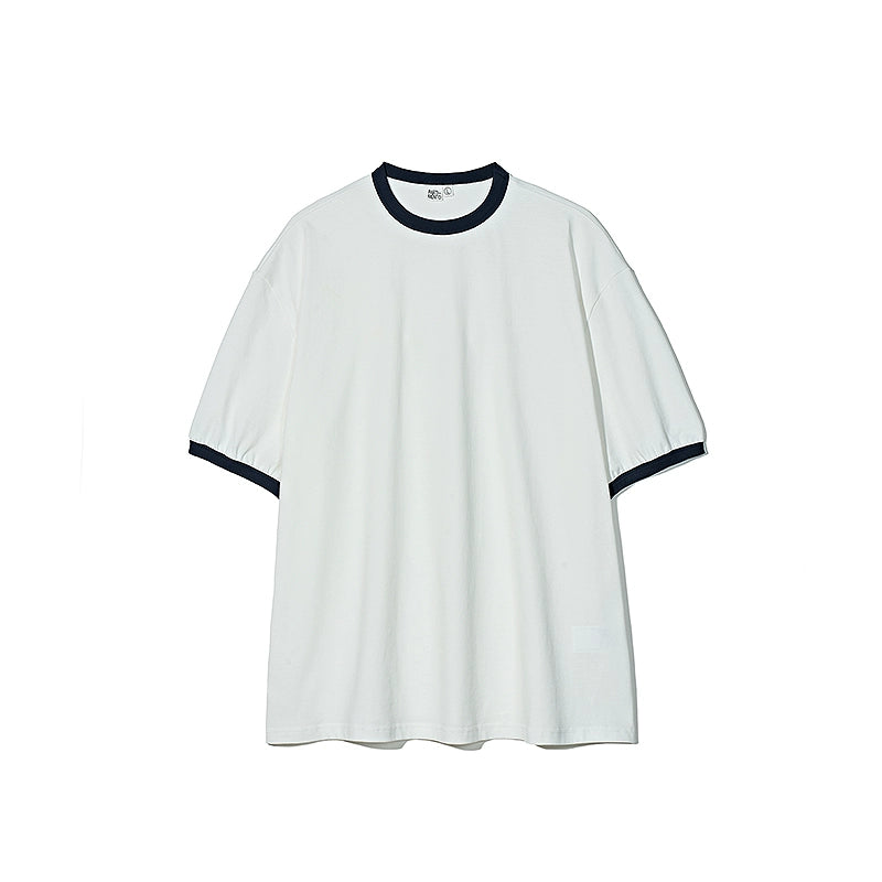 PARTIMENTO Simple Contrasting Tee