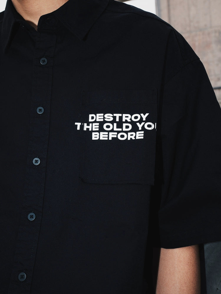 STA2025 Lapel Button-down Casual Shirt