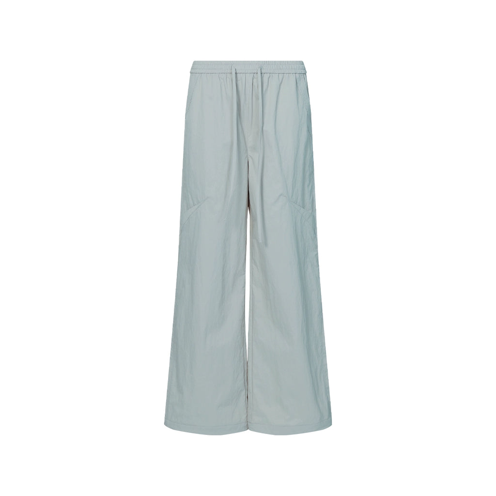 FUNKYFUN Straight Wide Splicing Casual Sweatpants