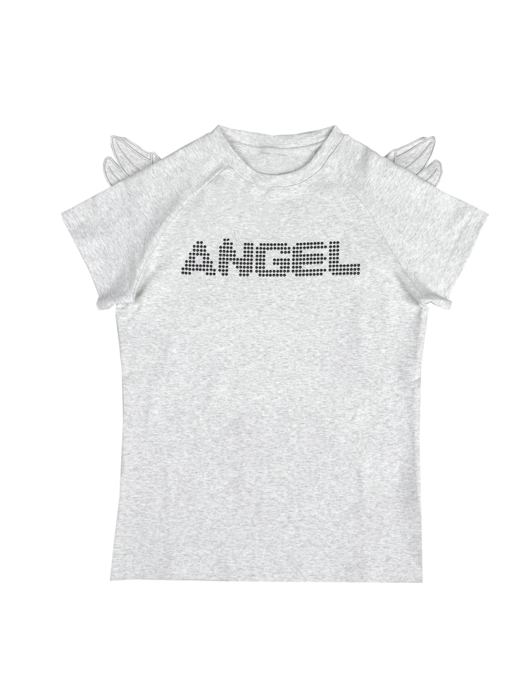 CHAI Wing Bump Nail Elastic Shoulder Tee