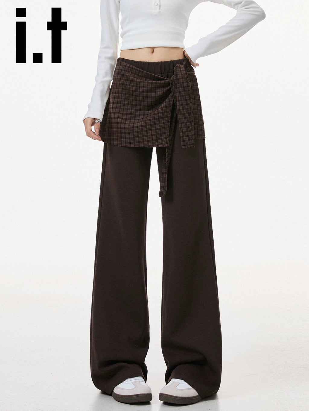 IT: CHOCOOLATE Plaid Fart Curtain Pants