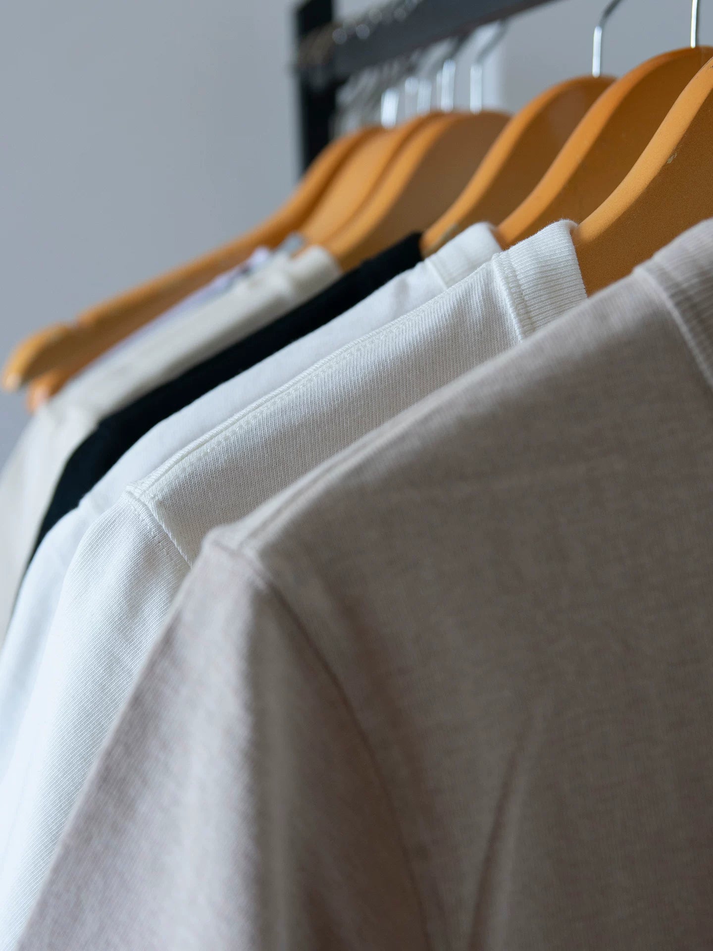 Akkad Kuti Vintage Henry Collar Loose Tee