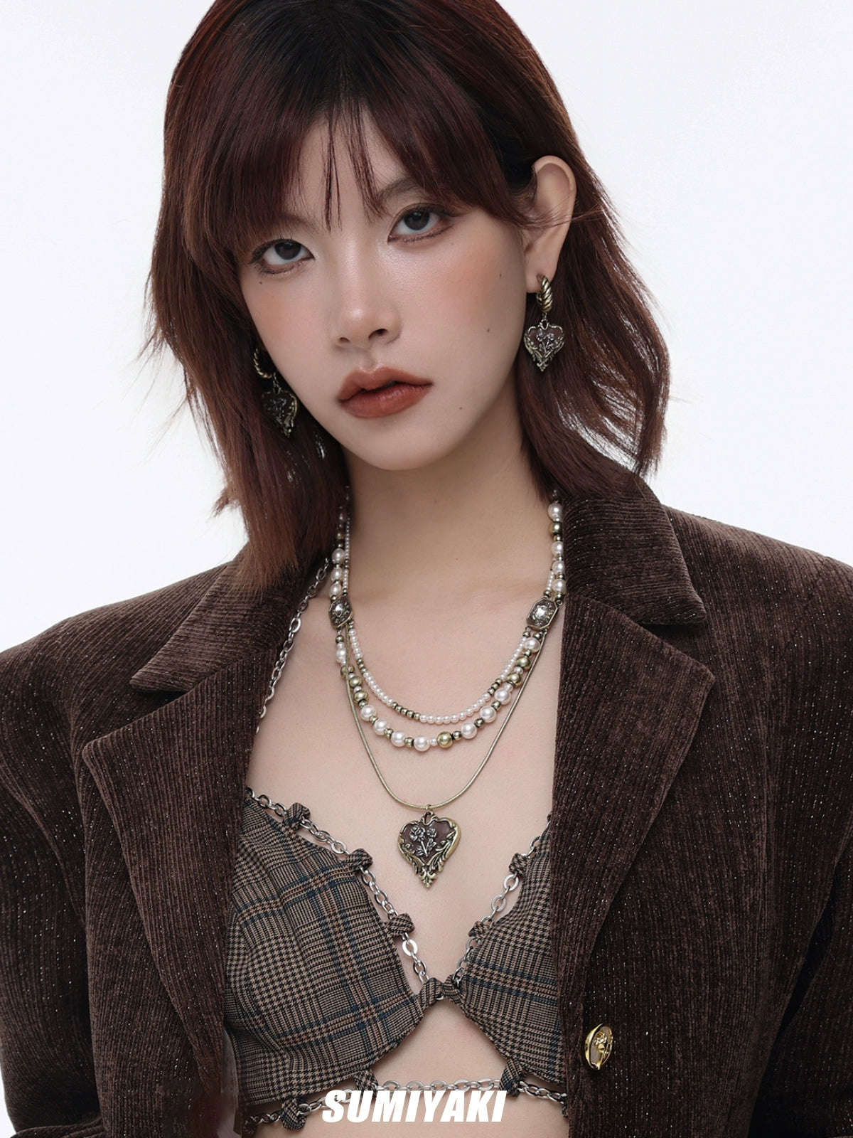 SUMIYAKI Rose Vintage American Hottie Collarbone Chain