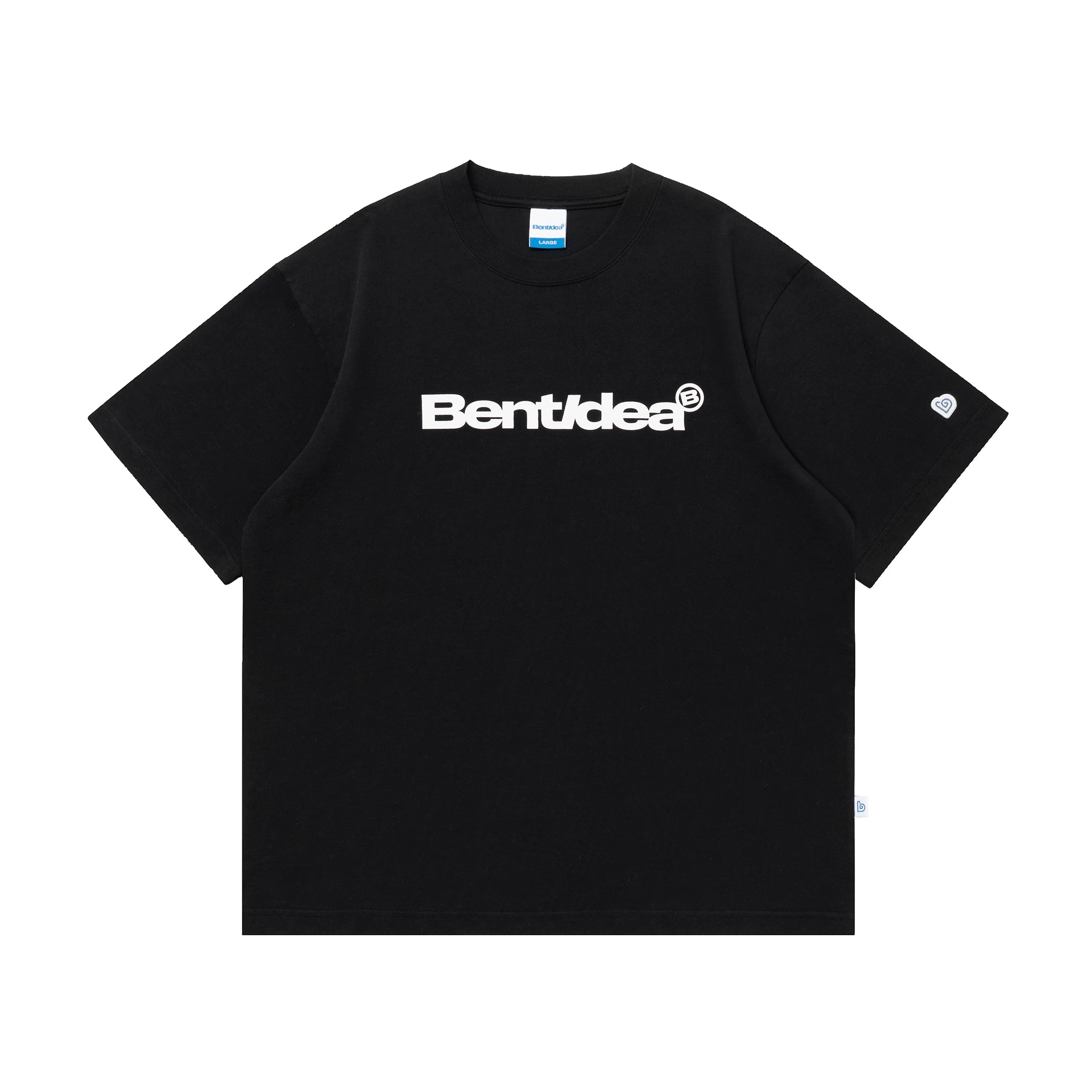 BENT IDEA Letter Print Casual Loose Tee