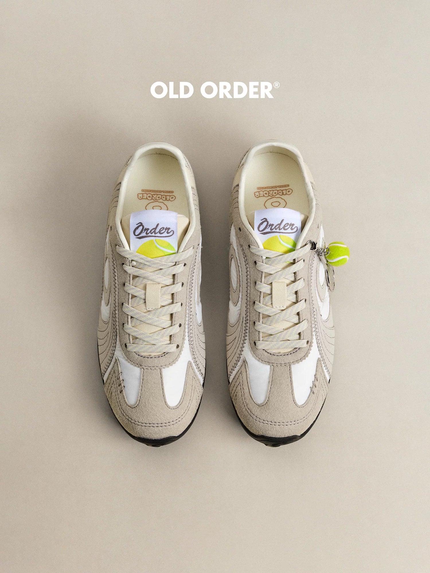OLDORDER Vintage Color-blocking Casual Shoes