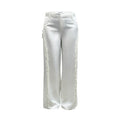 J TheChosen Pearl Irregular Fringed Loose Straight Pants