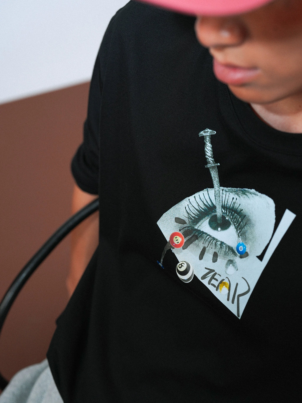 O3PARK Shoulder Sleeve Loose Casual Long Sleeve