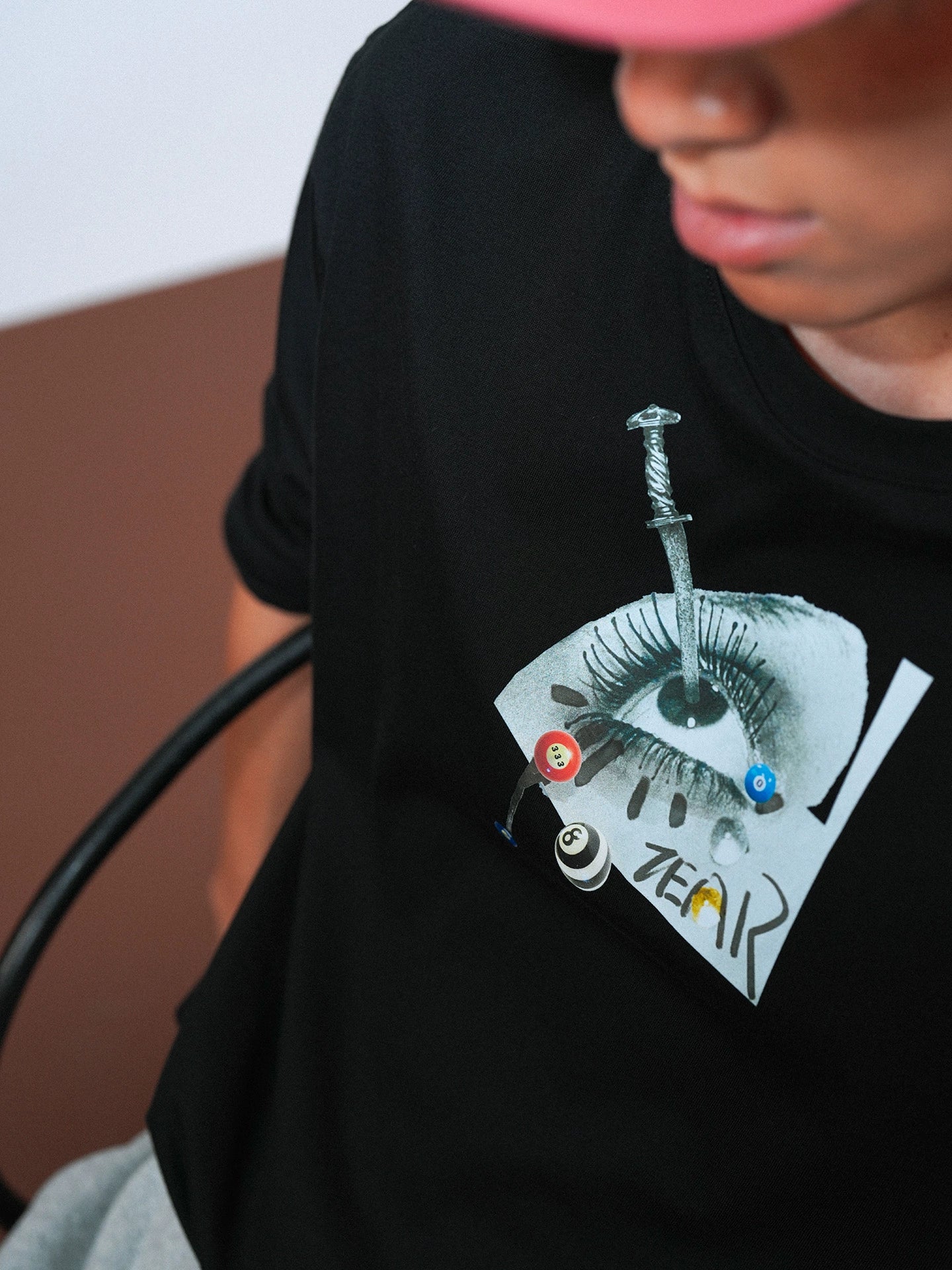 O3PARK Shoulder Sleeve Loose Casual Long Sleeve