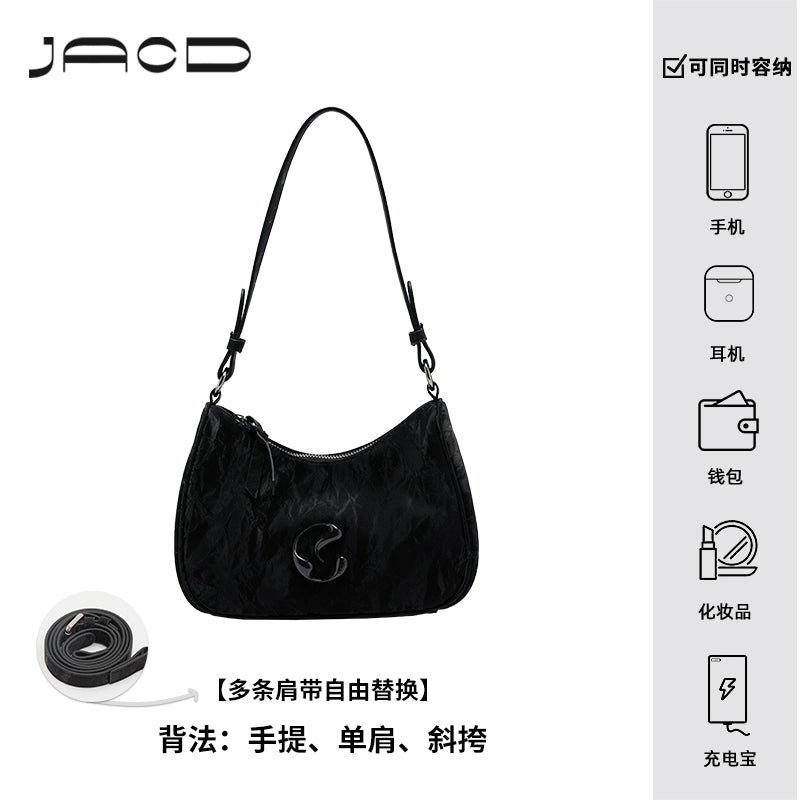JACD Shoulder Cross Crescent Armpit Bag