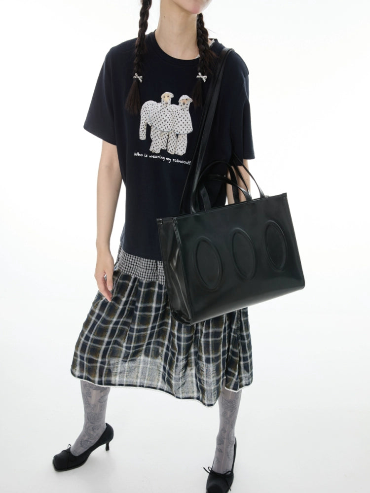 DirtySix Cowhide Shoulder Messenger Bag