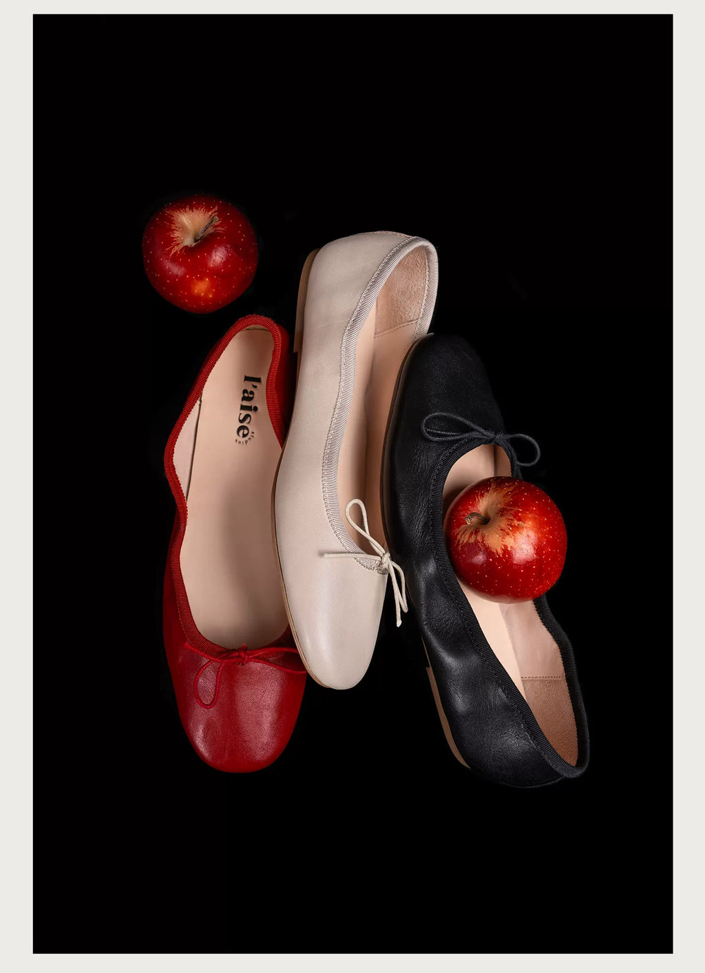 L'aise Shallow Mouth One-pedal Single Shoes