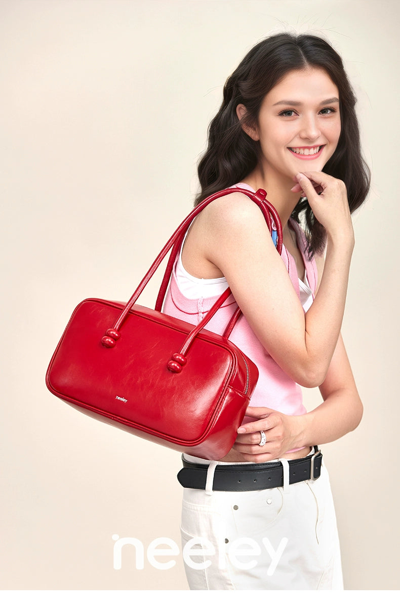 Neeley Leather Large Capacity Armpit Bag